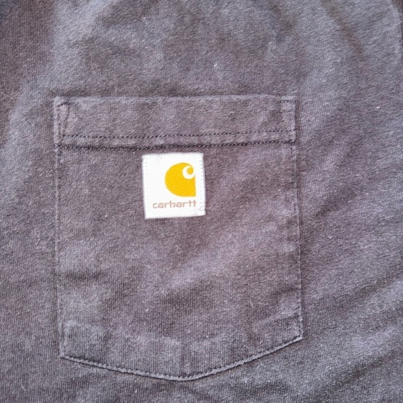 Carhartt Loose Fit Faded Black Short Sleeve Tee Shirt Size XL Tall - Picture 2 of 3